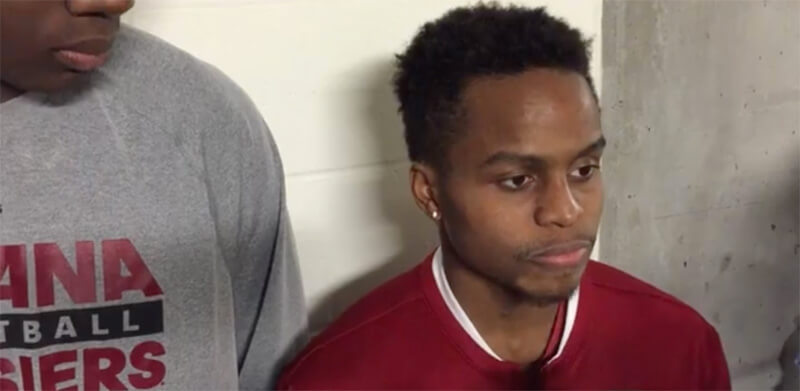 Video: IU players react to win at Nebraska
