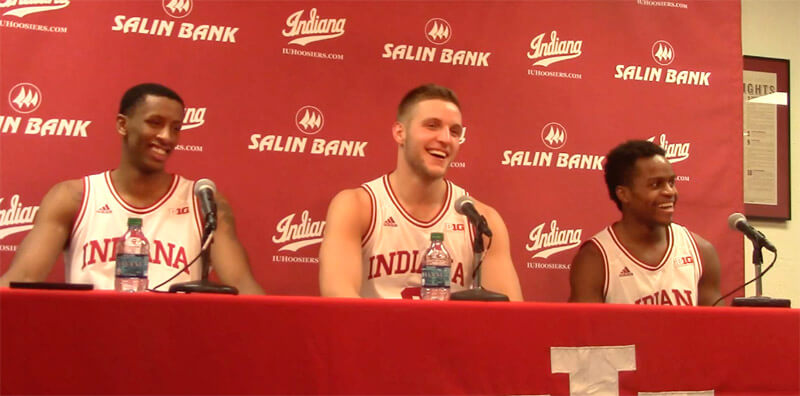 Video: IU players react to win over Illinois