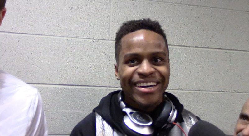Video: IU players react to win at Illinois