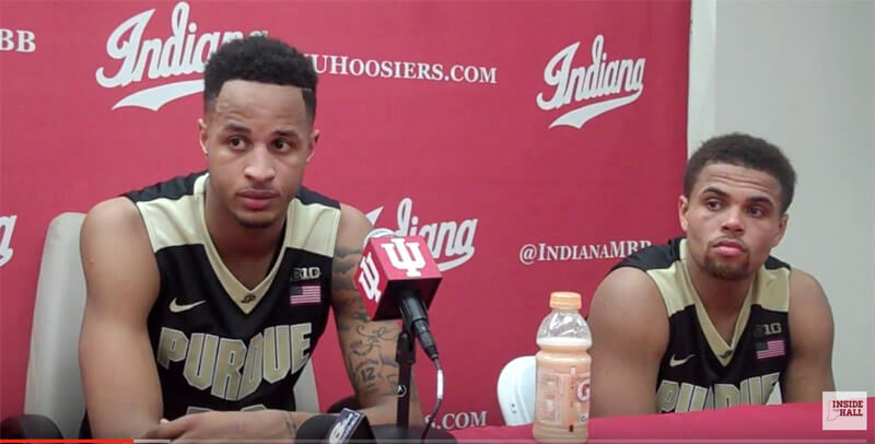 Video: Matt Painter, Purdue players react to loss at Indiana
