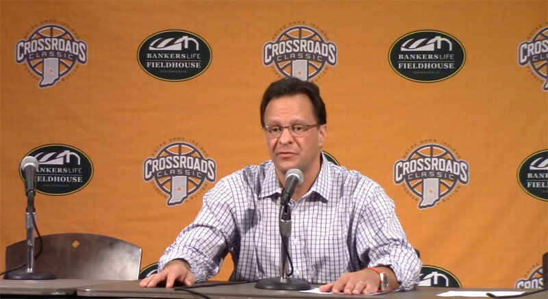 Video: Tom Crean reacts to loss to Butler