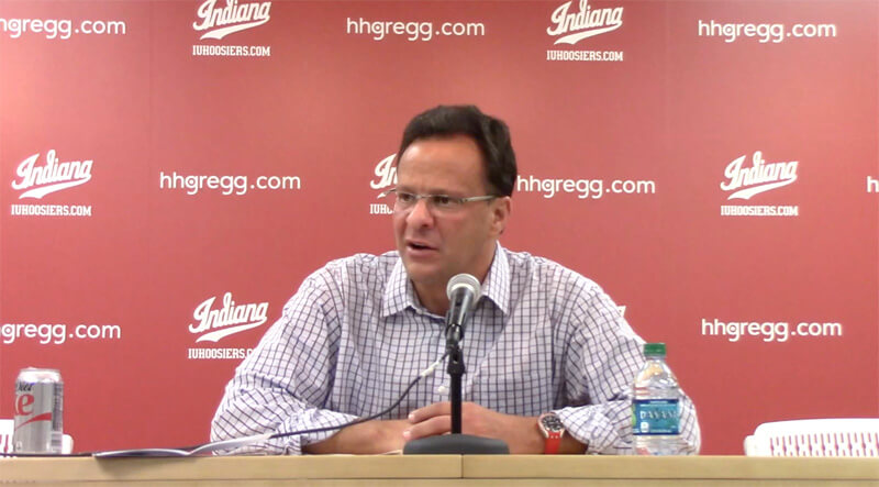 Video: Tom Crean reacts to win over North Carolina