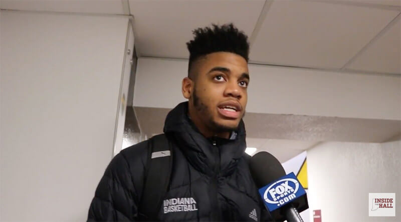 Video: IU players reacts to loss at Minnesota