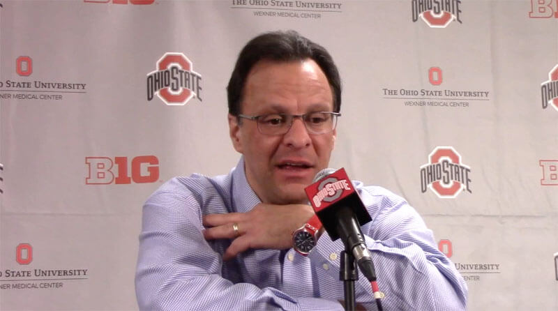 Video: Tom Crean reacts to win at Ohio State