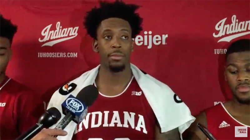 Video: IU players react to loss at Duke