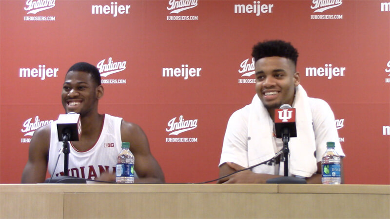 Video: IU players react to win over Jacksonville