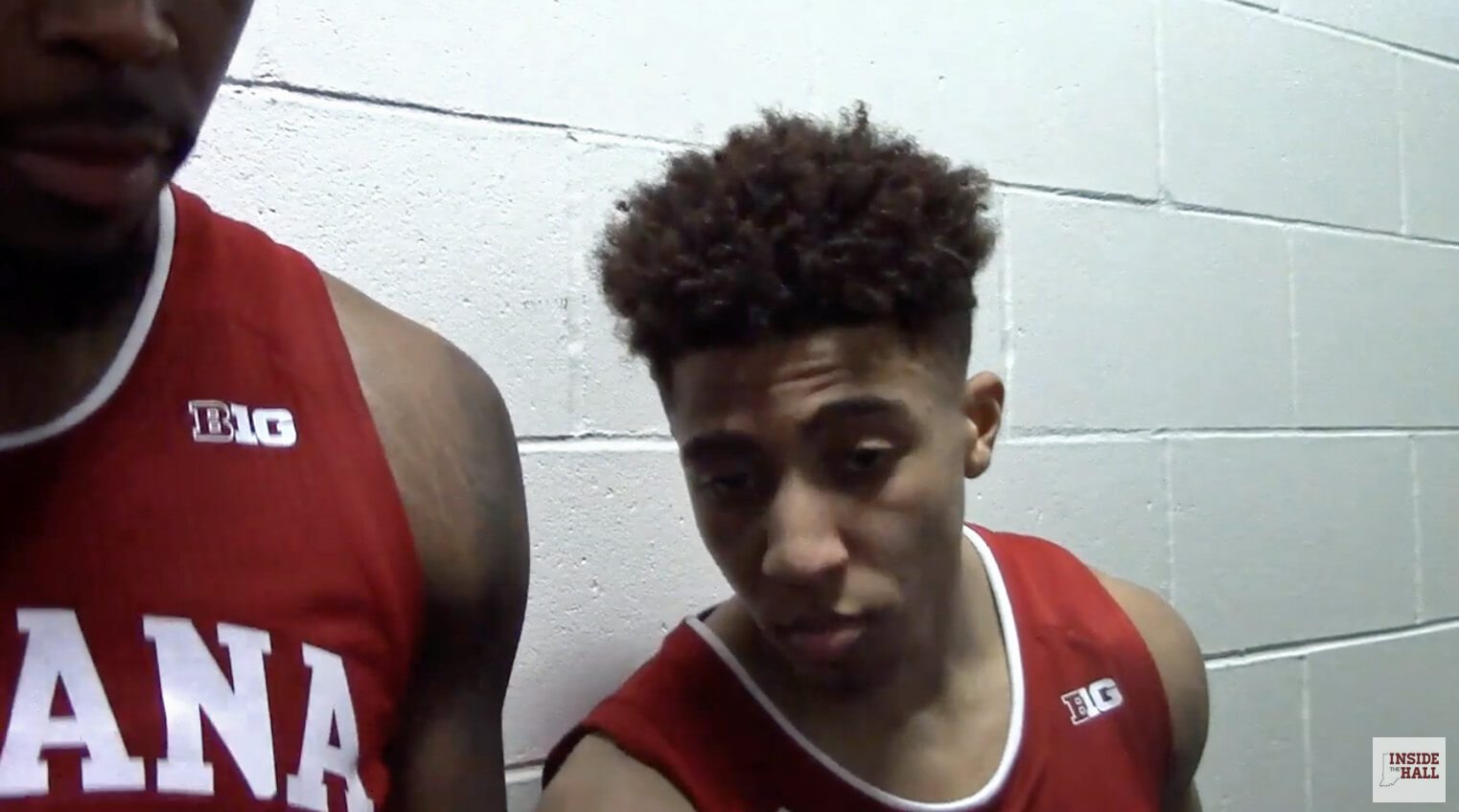 Video: IU players react to loss at Iowa