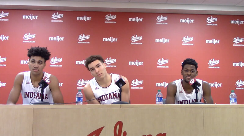 Video: IU players react to win over Portland State