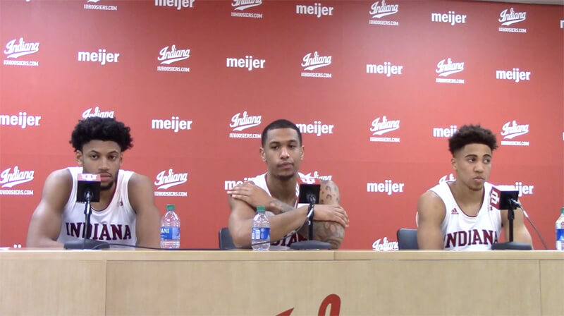 Video: IU players react to loss to Maryland