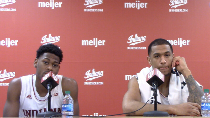 Video: IU players react to loss to Wisconsin