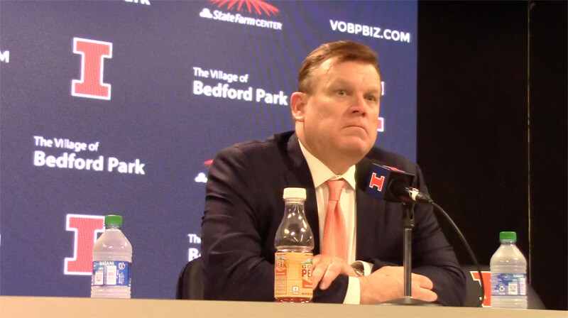 Video Brad Underwood reacts to win over Indiana Inside the Hall