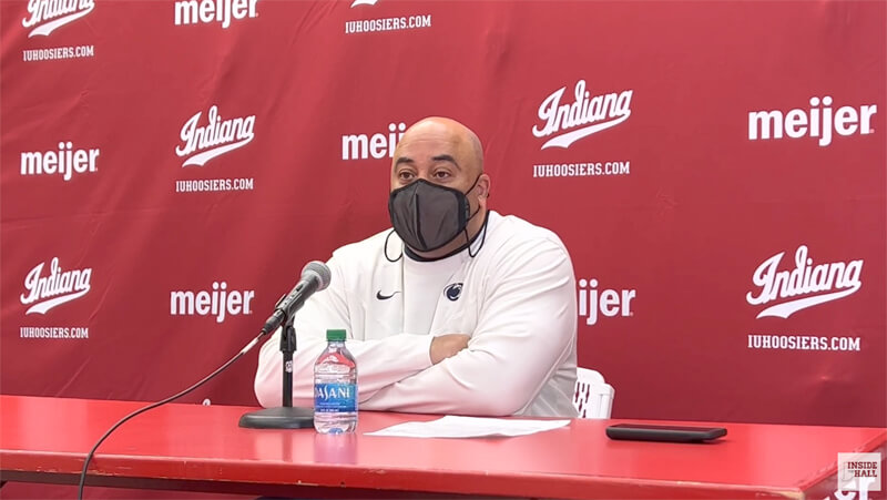 Video: Micah Shrewsberry reacts to loss at Indiana
