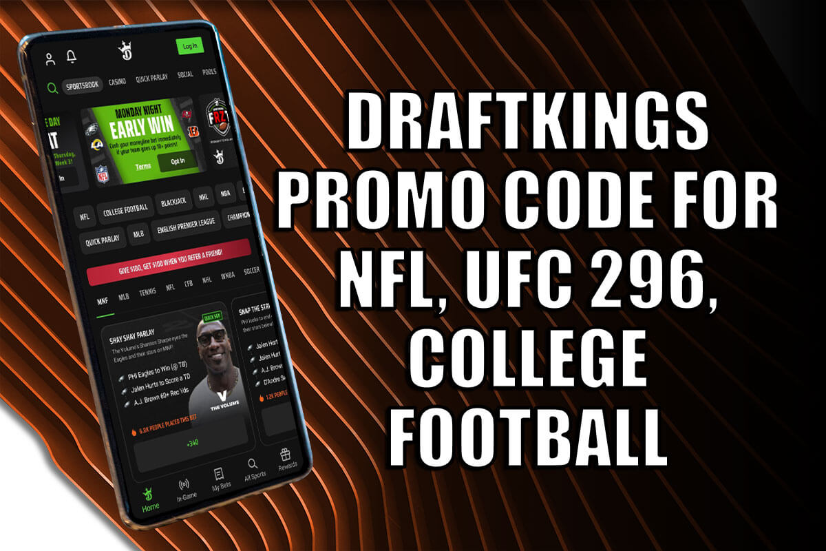 DraftKings Promo Code Wager 5 on Colts, Get 150 Bonus for NFL, UFC