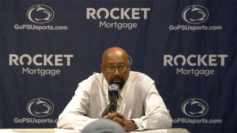 Video: Mike Woodson reacts to loss at Penn State