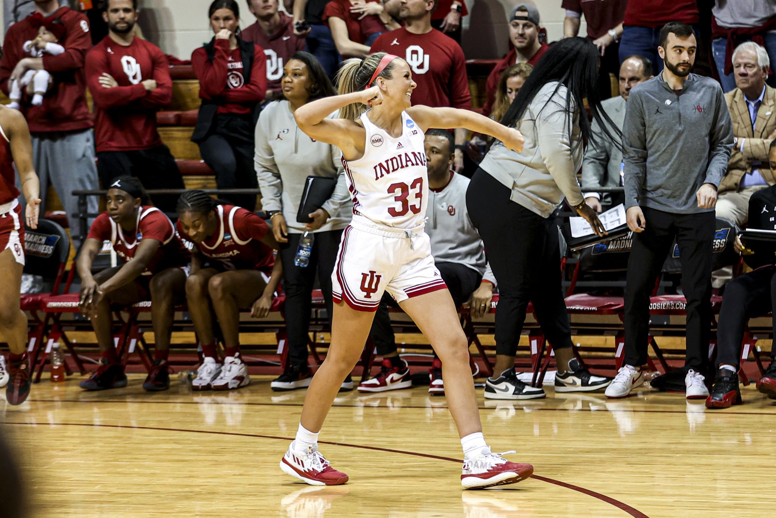 Fueled by mental toughness, Indiana pushes past Oklahoma for Sweet Sixteen berth - Inside the Hall | Indiana Hoosiers Basketball News, Recruiting and Analysis - Vimarsana News