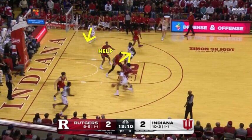 Film Session: How Indiana bested Rutgers’ defense by working the baseline