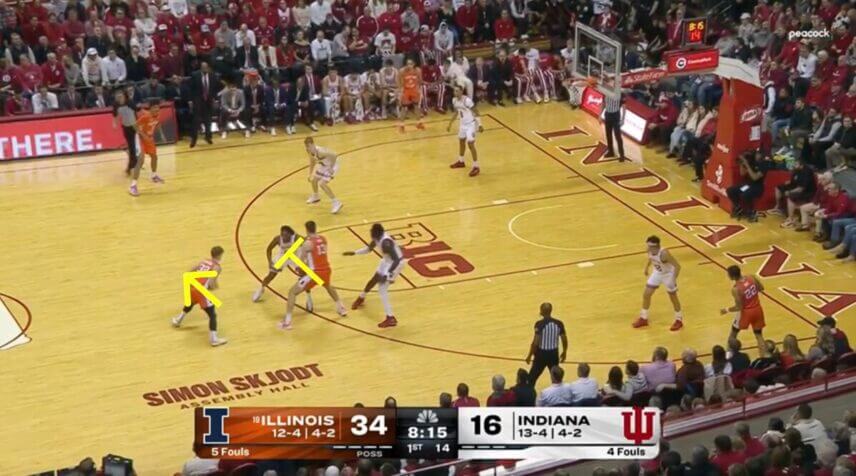 Film Session: How Illinois hit eight first-half 3-pointers against Indiana