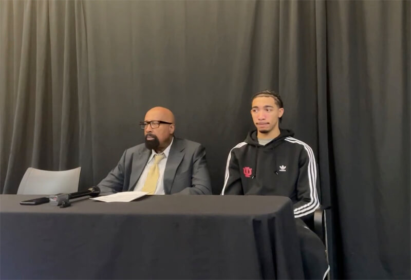 Video: Mike Woodson, Myles Rice react to loss at Iowa