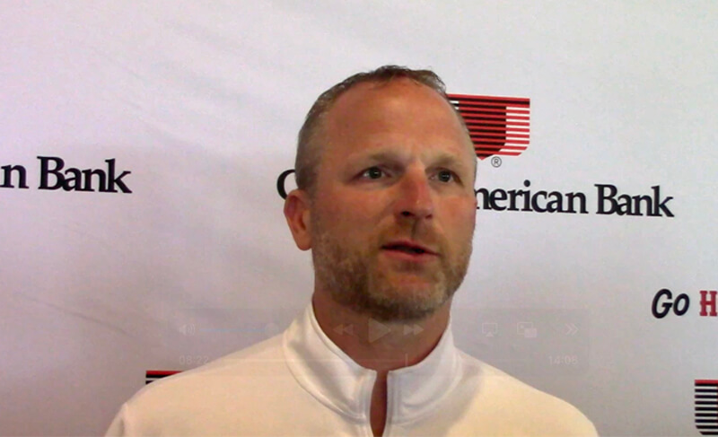 Video: Darian DeVries addresses the media at Huber’s Winery