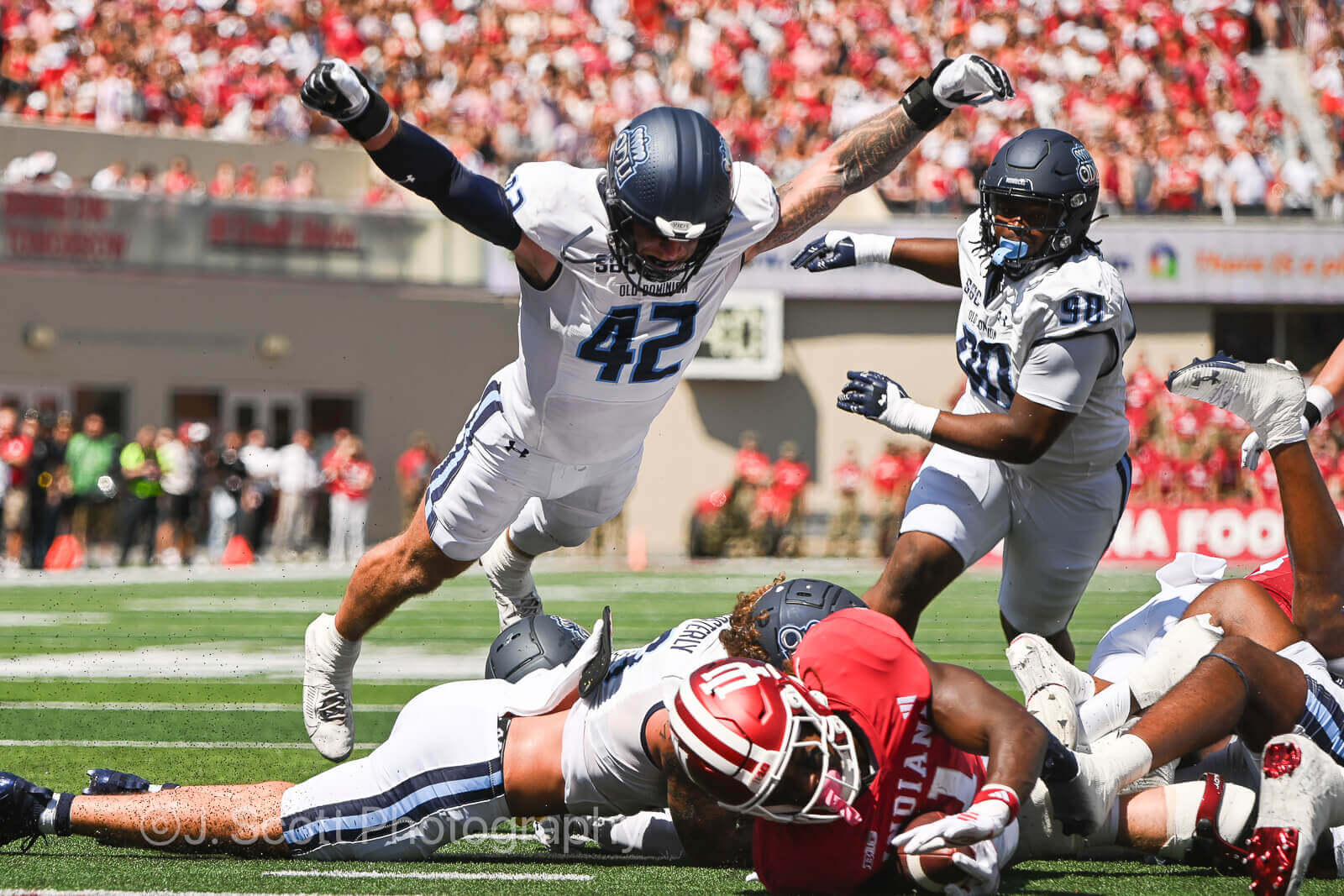 An Old Dominion football player.