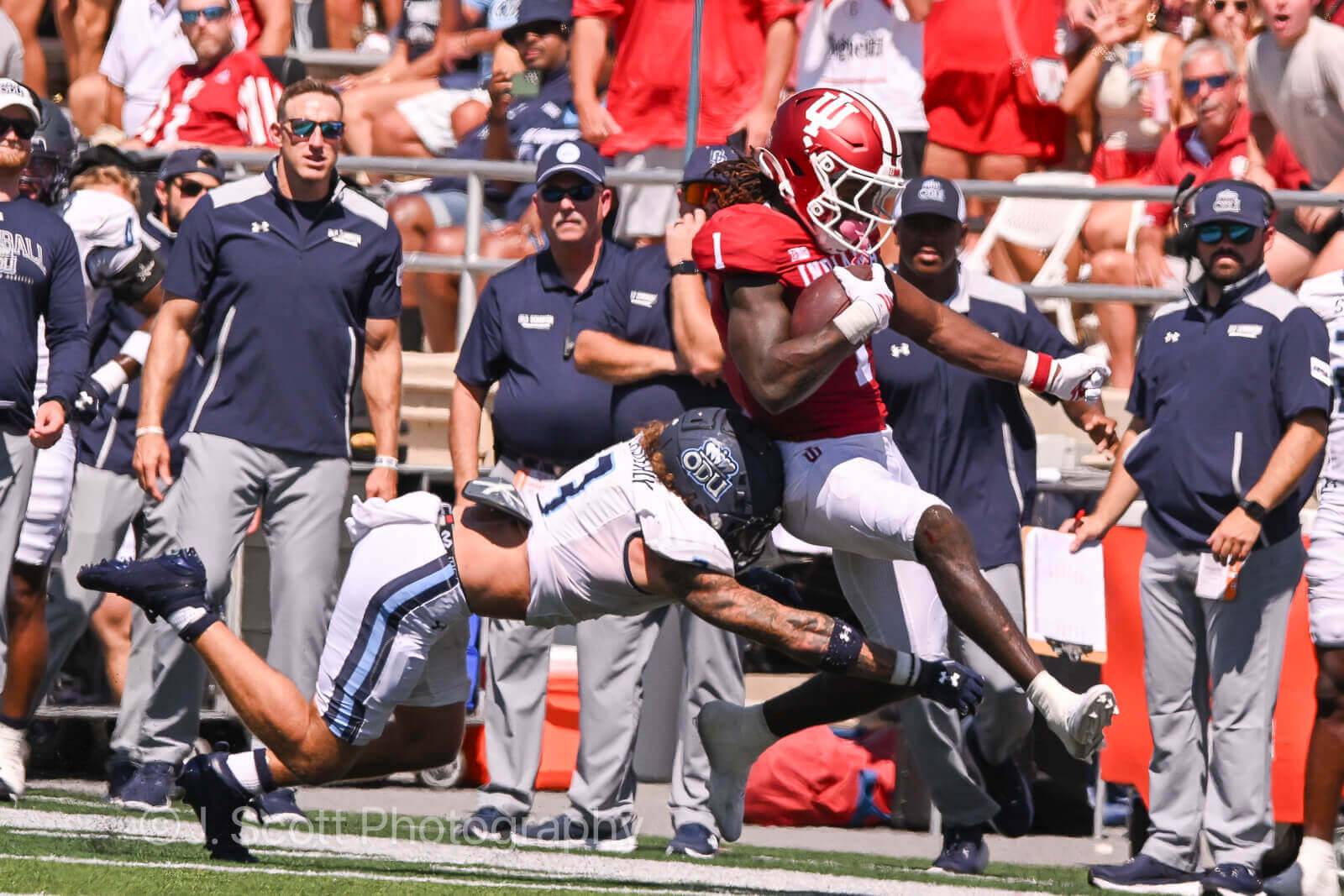 IU football running back Roman Hemby.