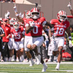 IU football receiver Jonathan Brady.