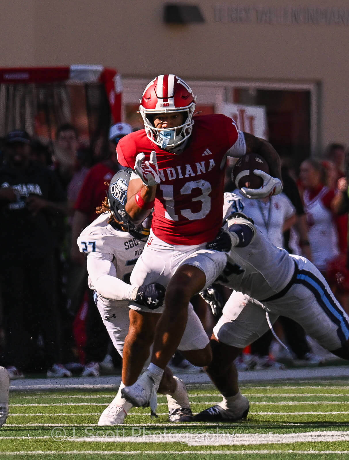 IU football wide receiver Elijah Sarratt.