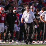 IU football coach Curt Cignetti on the sideline.