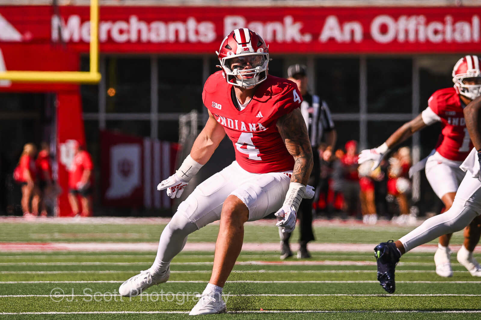 IU football linebacker Aiden Fisher.