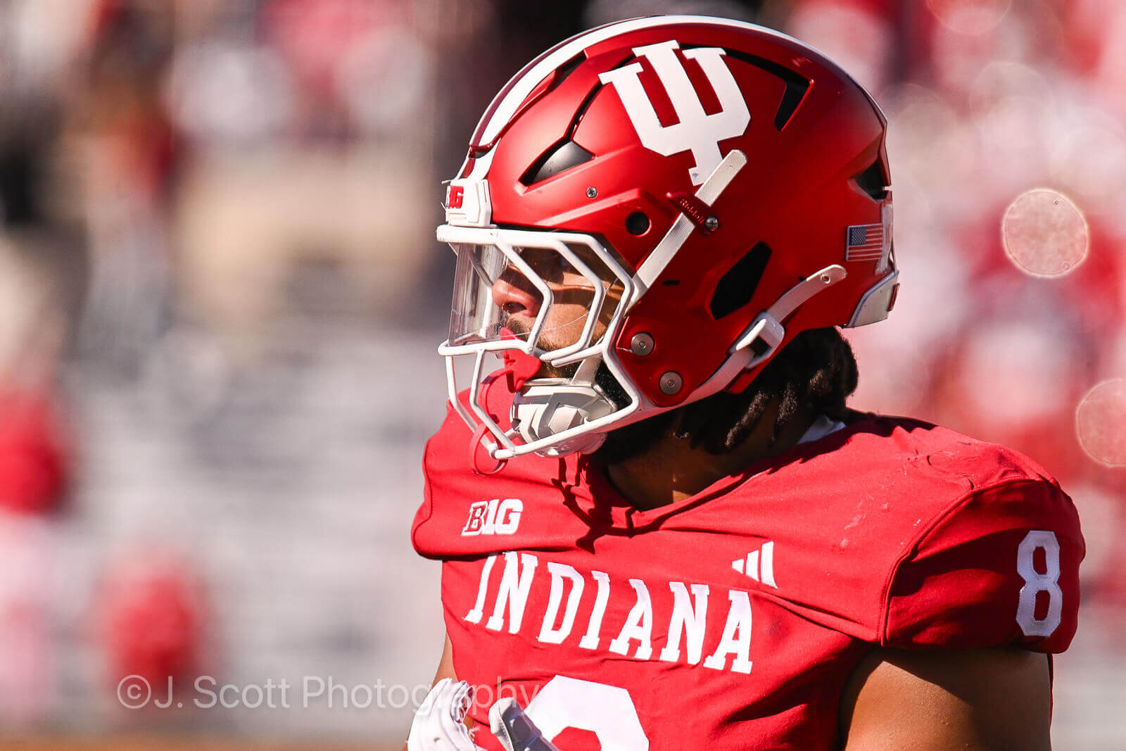 IU football defensive lineman Stephen Daley.
