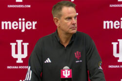 Curt Cignetti addresses the media.