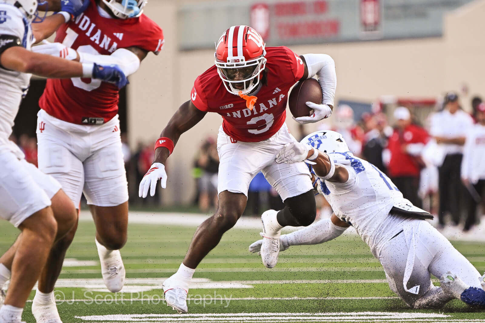 Photos from IU football vs. Indiana State football on September 12, 2025.