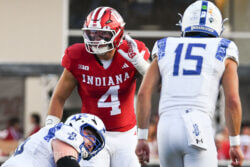 Photos from IU football vs. Indiana State football on September 12, 2025.