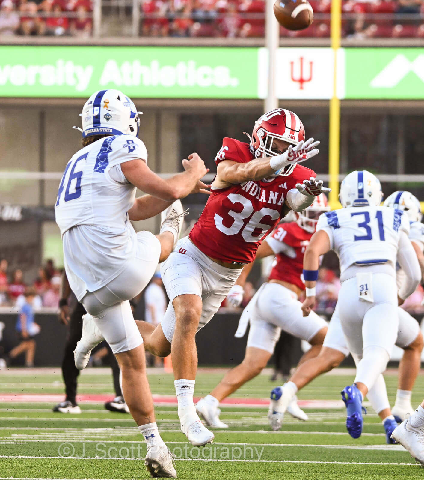 Photos from IU football vs. Indiana State football on September 12, 2025.