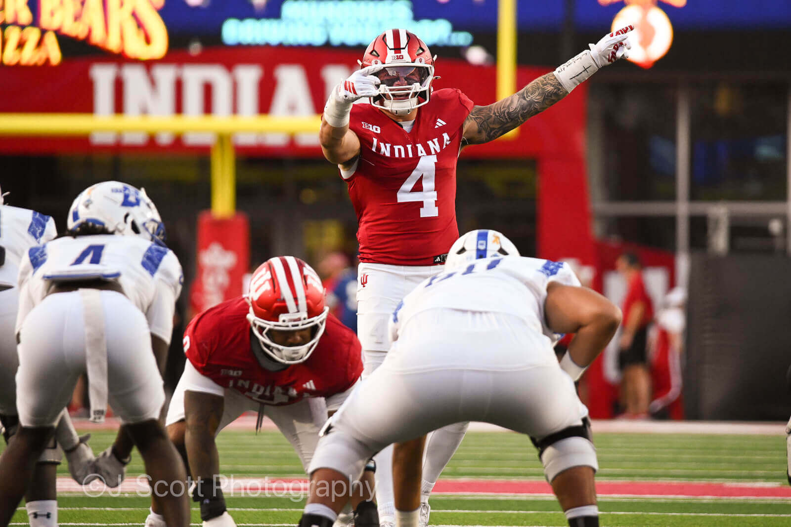 Photos from IU football vs. Indiana State football on September 12, 2025.