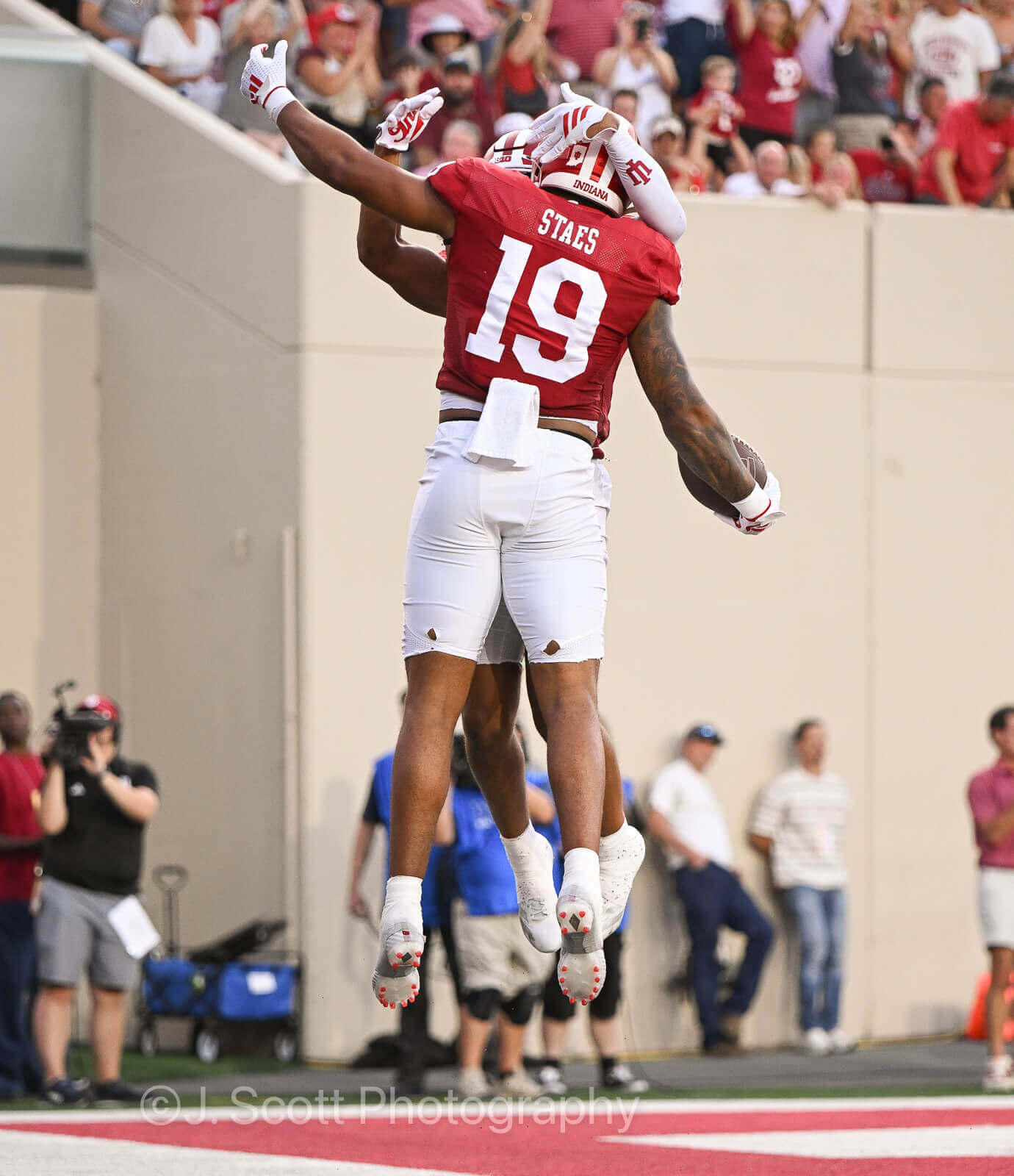 Photos from IU football vs. Indiana State football on September 12, 2025.