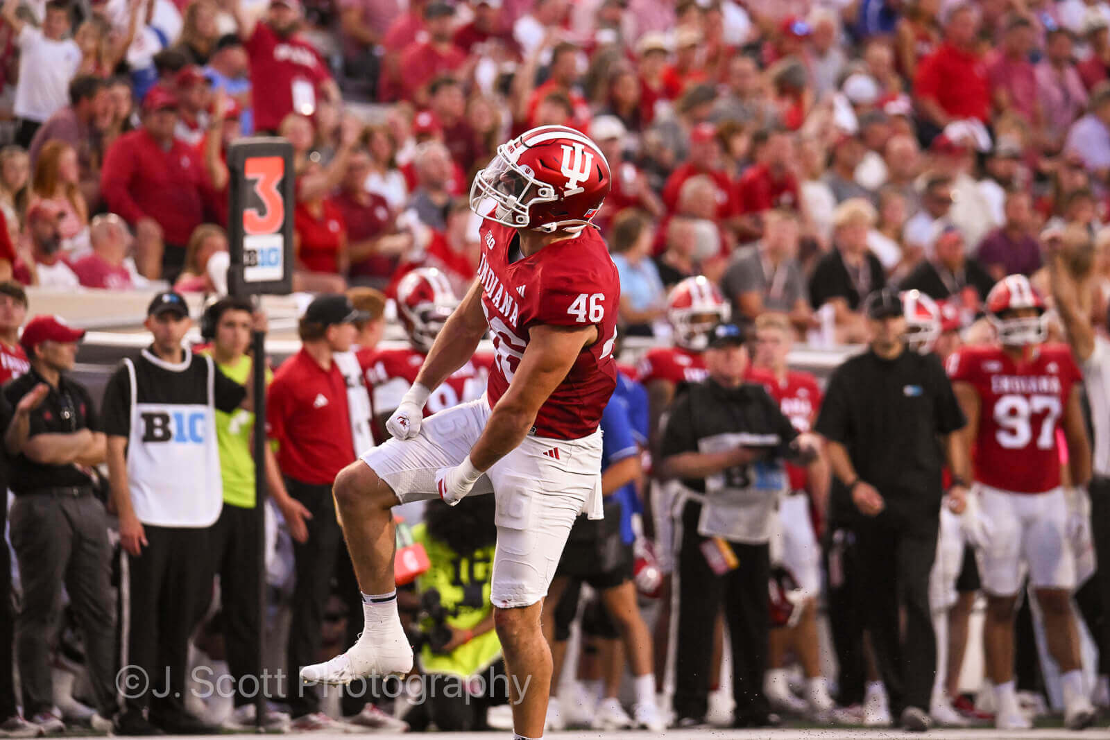 Photos from IU football vs. Indiana State football on September 12, 2025.