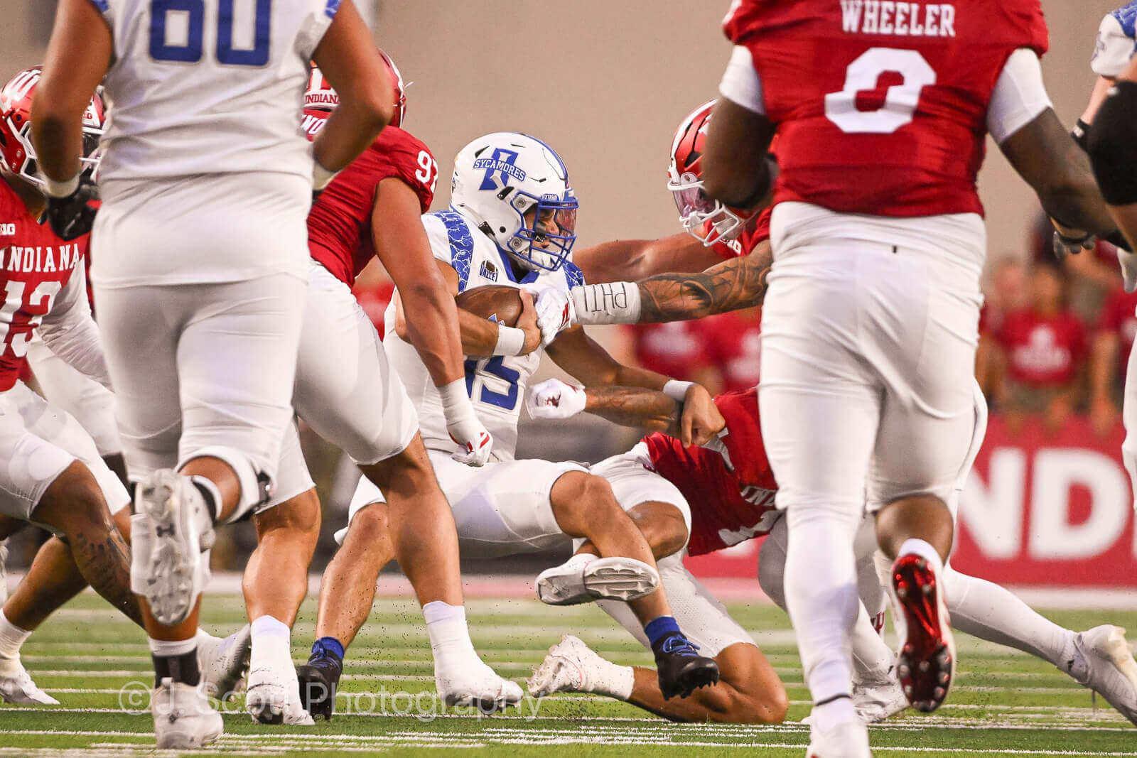 Photos from IU football vs. Indiana State football on September 12, 2025.