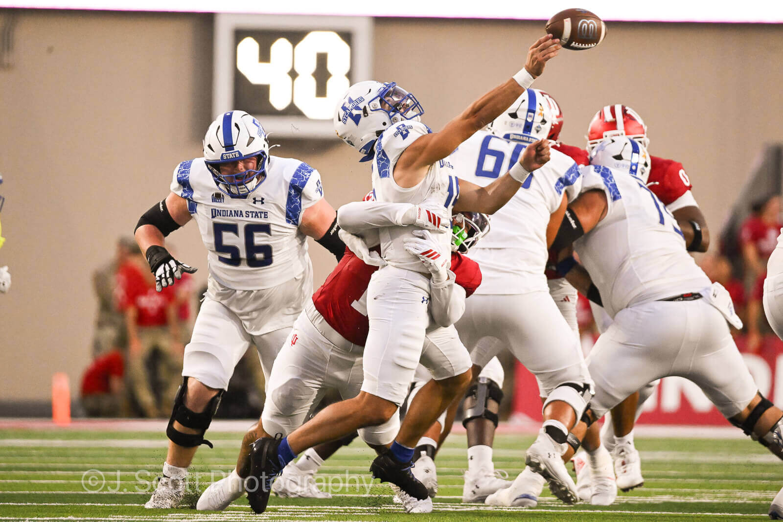 Photos from IU football vs. Indiana State football on September 12, 2025.