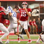 Photos from IU football vs. Indiana State football on September 12, 2025.