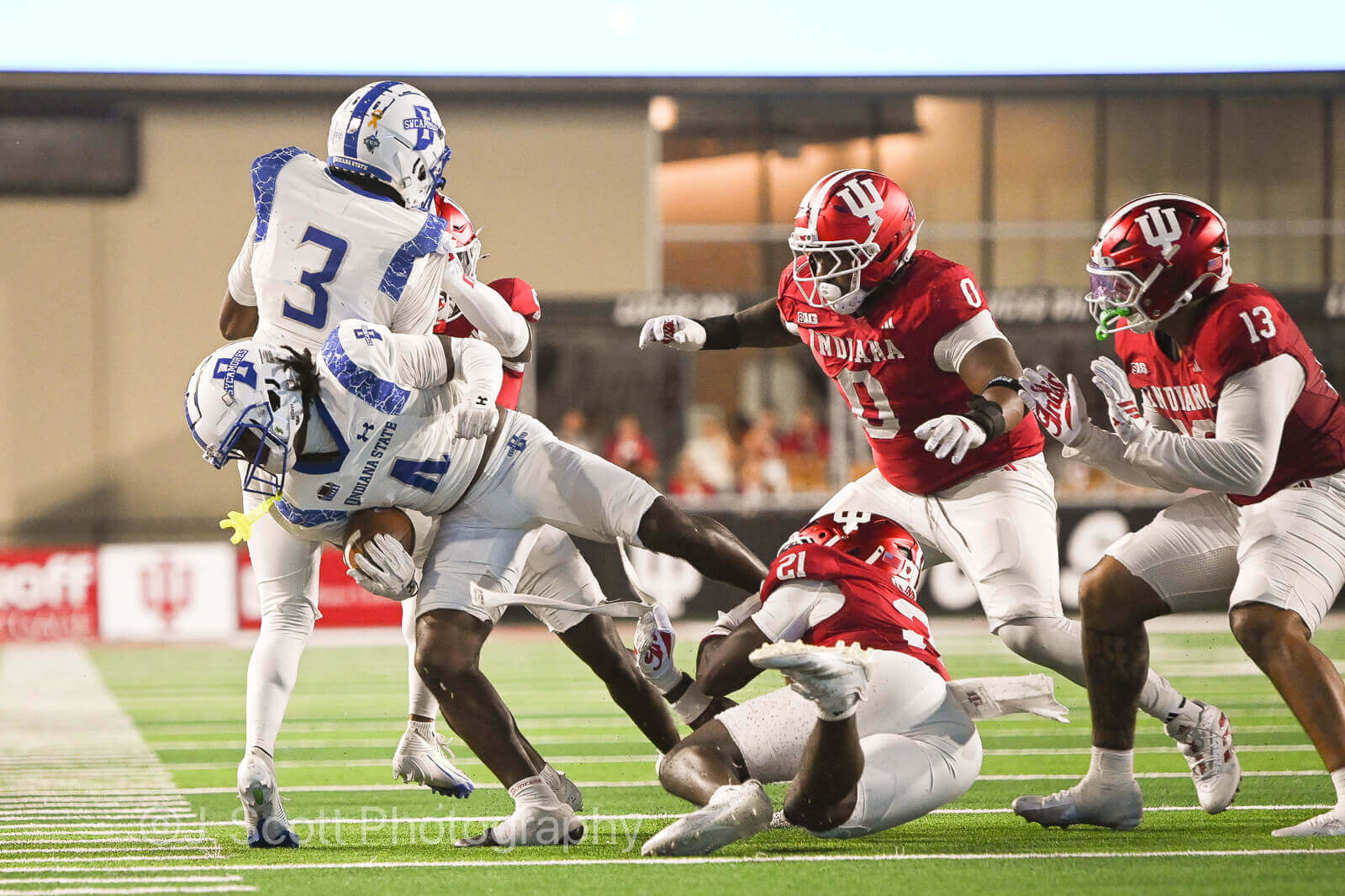 Photos from IU football vs. Indiana State football on September 12, 2025.