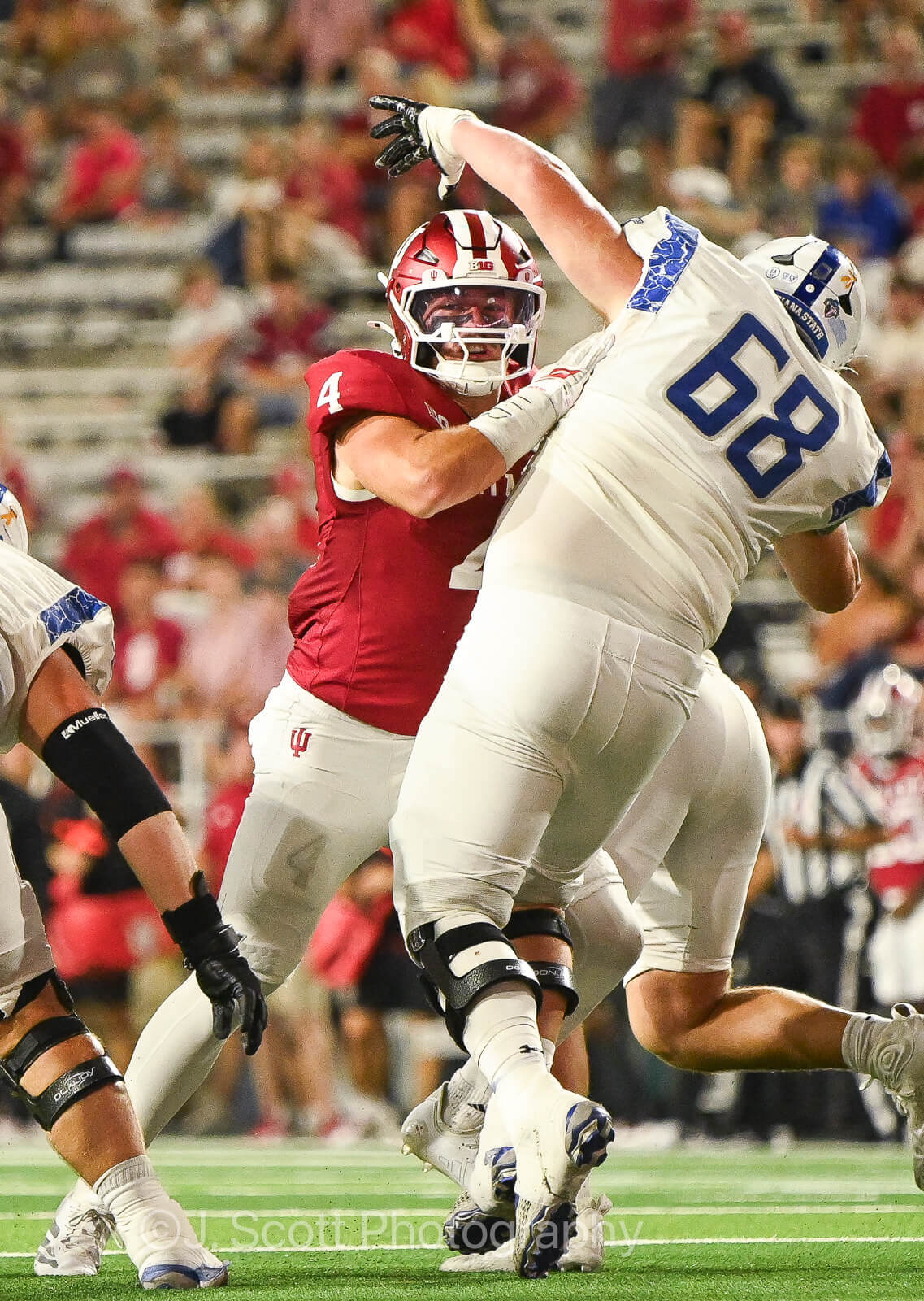 Photos from IU football vs. Indiana State football on September 12, 2025.