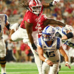 Photos from IU football vs. Indiana State football on September 12, 2025.