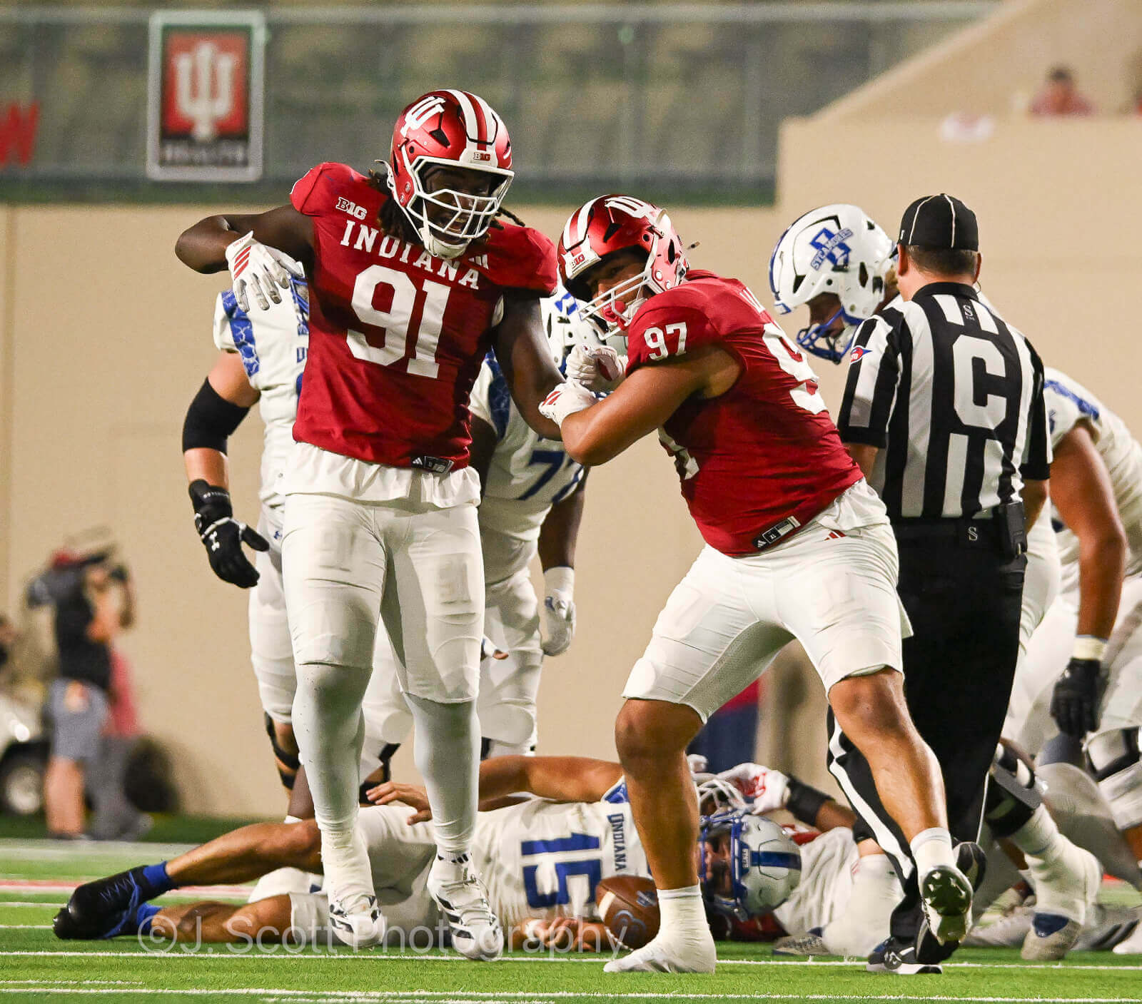Photos from IU football vs. Indiana State football on September 12, 2025.
