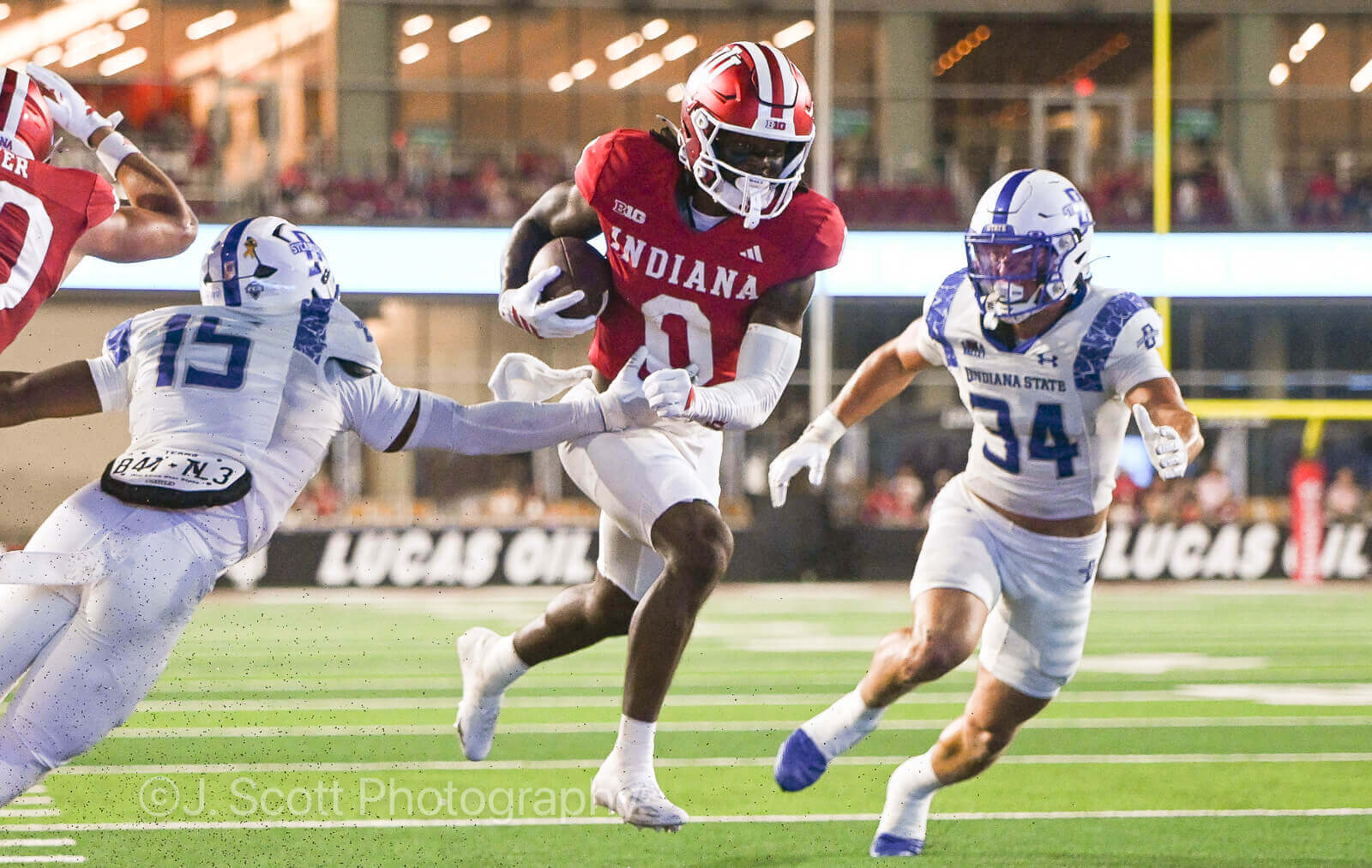 Photos from IU football vs. Indiana State football on September 12, 2025.