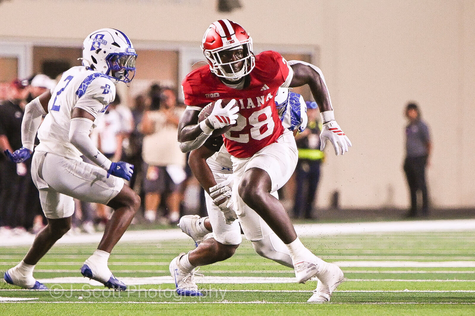 Photos from IU football vs. Indiana State football on September 12, 2025.