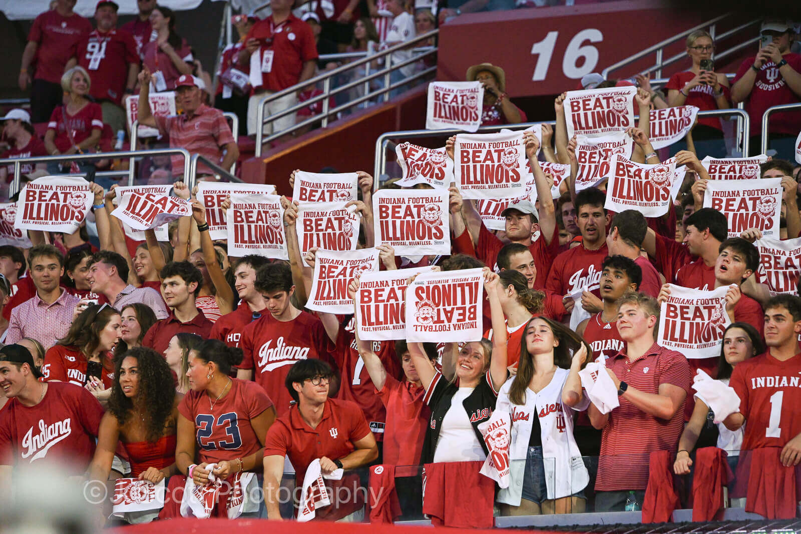 Photos of IU football vs. Illinois football at Memorial Stadium on September 20, 2025.