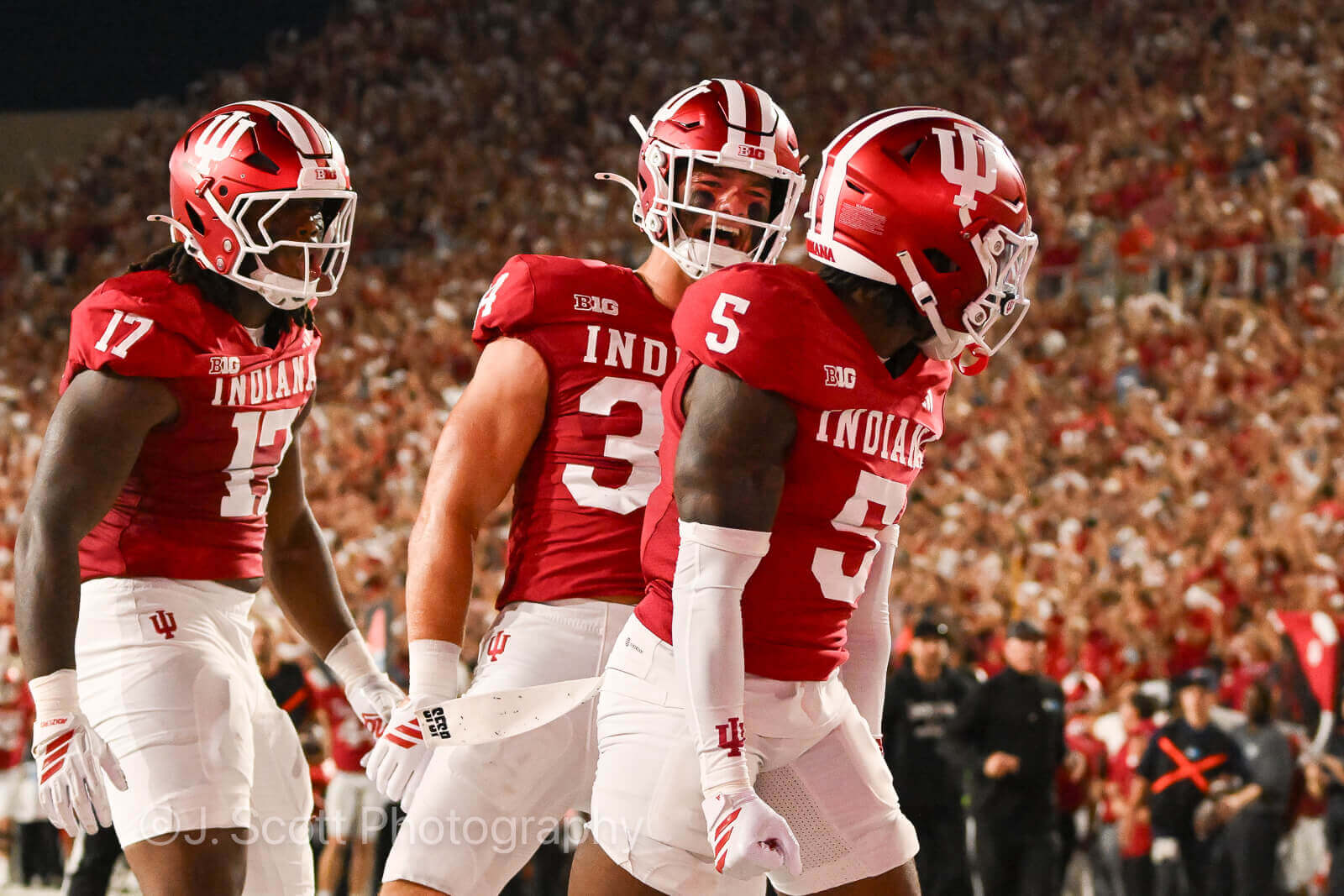 Photos of IU football vs. Illinois football at Memorial Stadium on September 20, 2025.
