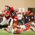 Photos of IU football vs. Illinois football at Memorial Stadium on September 20, 2025.