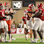 Photos of IU football vs. Illinois football at Memorial Stadium on September 20, 2025.